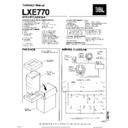 JBL LXE 770 (serv.man2) Service Manual