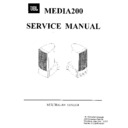 JBL MEDIA 200 Service Manual