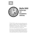 media system 3000 (serv.man5) user guide / operation manual