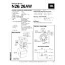 JBL N 26AW (serv.man3) Service Manual