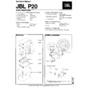JBL P 20 Service Manual