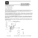 JBL PSW 1000 (serv.man4) Technical Bulletin