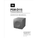 JBL PSW-D115 Service Manual