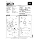 JBL S 1C-2S SYNTHESIS 1 Service Manual