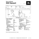 JBL S 36 VISCOUNT Service Manual