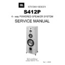 JBL S412P STUDIO SERIES (serv.man2) Service Manual