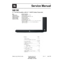 JBL SB 150 Service Manual