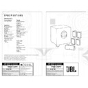 JBL SCS 135 Sub User Guide / Operation Manual