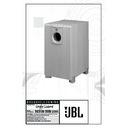 JBL SCS 138 SUB User Guide / Operation Manual