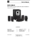JBL SCS 200 (serv.man12) Service Manual