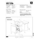 JBL SK2-3300 Service Manual