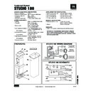 JBL STUDIO 180 Service Manual