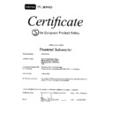 JBL SUB 180 EMC - CB Certificate