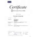 JBL SUB 200 EMC - CB Certificate