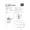 JBL TI 100 CENTER Service Manual