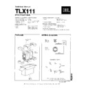 JBL TLX 111, v1 Service Manual