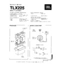 JBL TLX 225 Service Manual