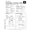 JBL TLX CSS-SP1000 CENTER (CENTER 1000) (serv.man2) Service Manual