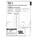 JBL TS 1 User Guide / Operation Manual