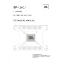 JBL BP 1200.1 (serv.man5) Service Manual