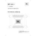 JBL BP 300.1 (serv.man16) Service Manual