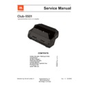 JBL CLUB 5501 Service Manual