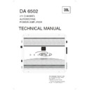 JBL DA 6502 (serv.man14) Service Manual