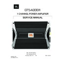 JBL GT5-A3001 Service Manual