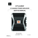 JBL GT5-A402 (serv.man3) Service Manual