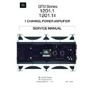 JBL GTO 1201.1 (serv.man2) Service Manual