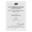 JBL GTO 301.1 (serv.man13) EMC - CB Certificate