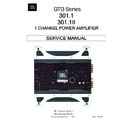 JBL GTO 301.1 (serv.man2) Service Manual