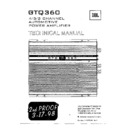 JBL GTQ 360 (serv.man2) Service Manual