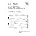 JBL LC-A 304 Service Manual