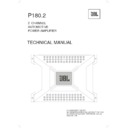 JBL P 180.2 (serv.man4) Service Manual