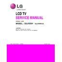 LG 32LV555H (CHASSIS:LA05E) Service Manual