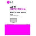 LG 42LE4500 (CHASSIS:LC01D) Service Manual