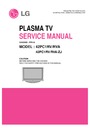 LG 42PC1RV-ZJ, 42PC1RVA-ZJ (CHASSIS:PP61A) Service Manual