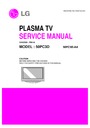 LG 50PC3D-AA (CHASSIS:PB61A) Service Manual