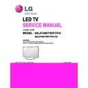 LG 60LA7400, 60LA740Y, 60LA7410 (CHASSIS:LB33B) Service Manual