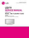 LG RU-17LZ50, RU-17LZ50C (CHASSIS:ML-041B) Service Manual