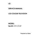 LG Z47LCD4F Service Manual