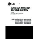 LG WD-10154S, WD-10154SP Service Manual