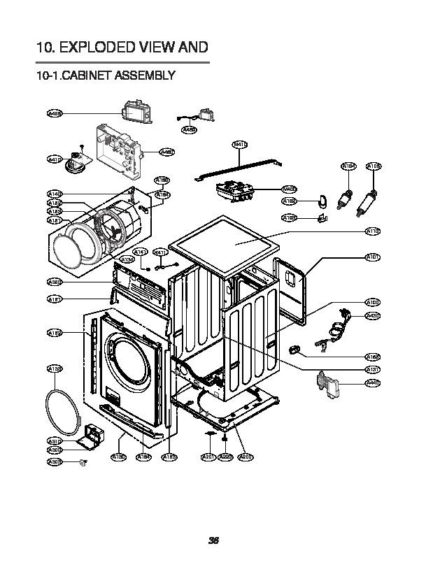 Схема стиральной машины lg