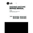 LG WD-80150SU, WD-80150SUP, WD-80155SU, WD-80155SUP, WD-80156SU Service Manual