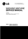 LG WD-A1601FD Service Manual