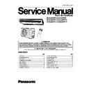 Panasonic CS-A12ATP5, CS-A18ATP5, CS-A24ATP5, CU-A12ATP5, CU-A18ATPT5, CU-A24ATPT5 Service Manual