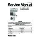 Panasonic CS-A12CTP, CU-A12CTP5, CS-A18CTP, CU-A18CTP5, CS-A24CTP, CU-A24CTP5 Service Manual
