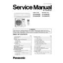 Panasonic CS-A18JKD, CU-A18JKD, CS-A24JKD, CU-A24JKD Service Manual