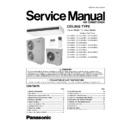 Panasonic CS-A24BT, CS-A28BT, CS-A34BT, CS-A43BT, CS-A50BT, CU-C24BB, CU-C28BB, CU-C34BB, CU-C43BB, CU-C50BB, CU-A24BB, CU-A28BB, CU-A34BB, CU-A43BB, CU-A50BB Service Manual